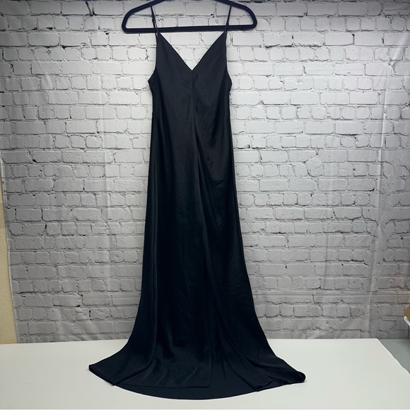 Intimately free people black satin dress size small - Picture 1 of 10